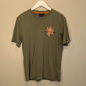 Scotch & Soda TShirt Organic Cotton Floral Tropical Print Casual Comfy - Size S